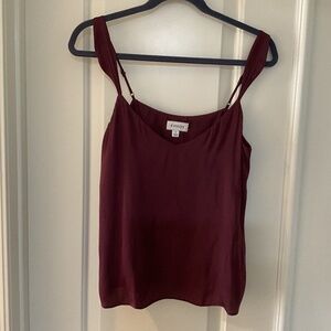 Evereve Plum Satin Camisole tank